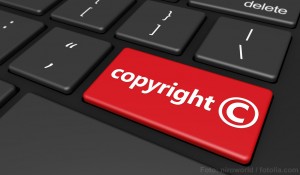 Copyright Symbol Computer Button